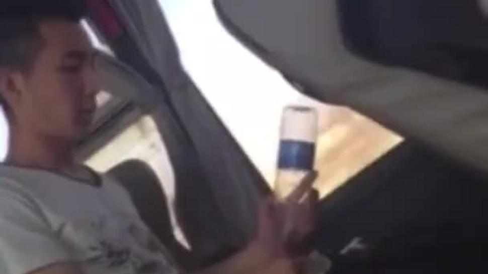 Guy caught jerking off into bottle on bus