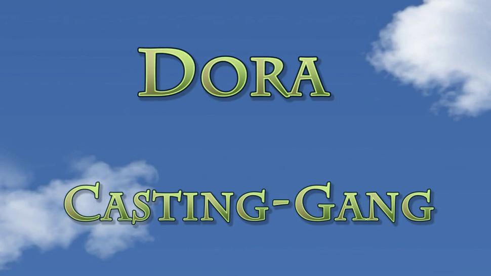 French-Bukkake - Dora - Casting-Gang