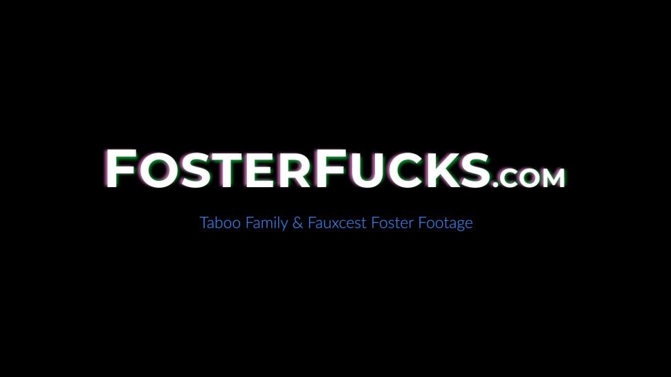FOSTER FUCKS - Adorable Megan Holly and Syren De Mer in forbidden threesome