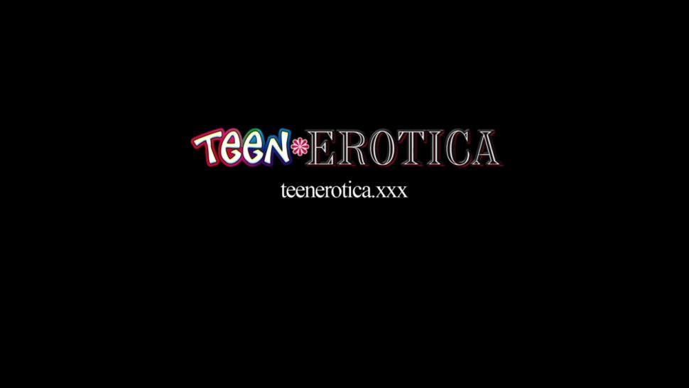 TEEN EROTICA - Beautiful Teen Tetti Dew Korti Mounts Her Mans Hard Cock