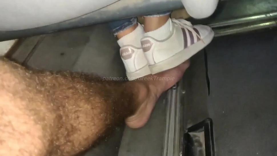 CFT 8 (Unknown Candid Trample In Bus With Adidas Superstars)