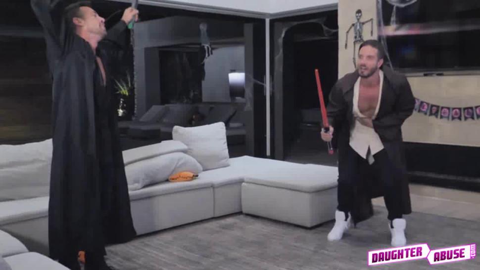 These dark side dads fuck each others daughters Chanel and Chloe