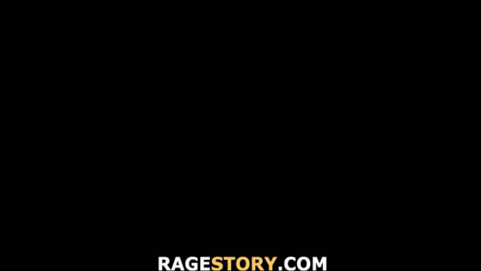 RAGESTORY - Cheated blonde bitch rides his angry cock