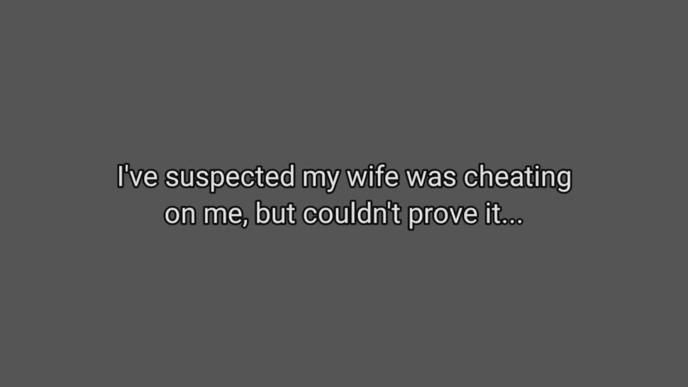 Hidden spycam camera catches cheating wife fucking secret lover