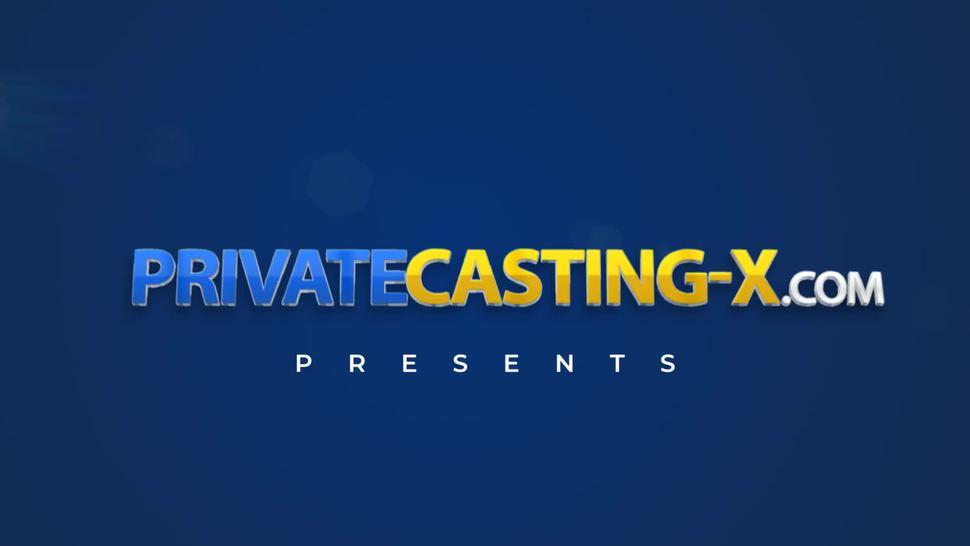 Private Casting X - Scarlett Mae - Fake audition slurping screw