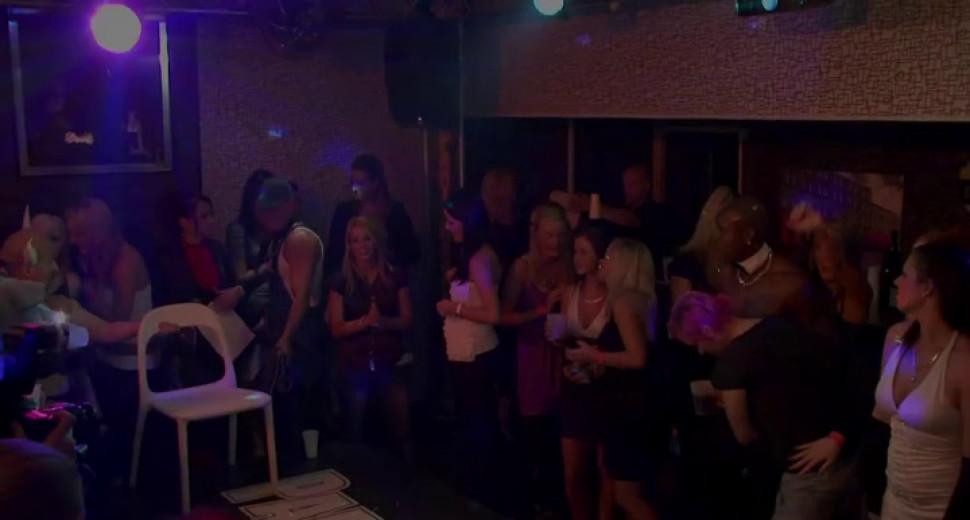 Group sex wild patty at night club - video 79