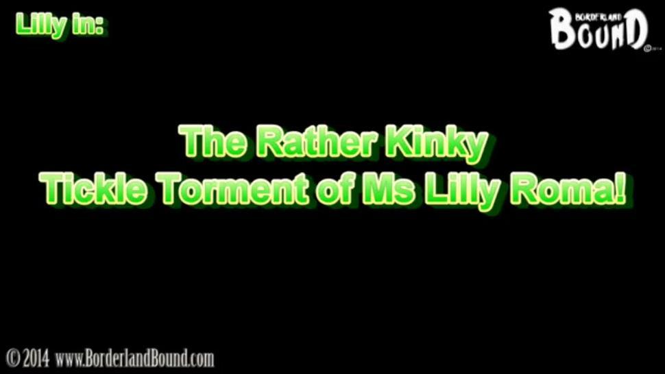 The Rather Kinky tickle torment of Ms Lilly Roma