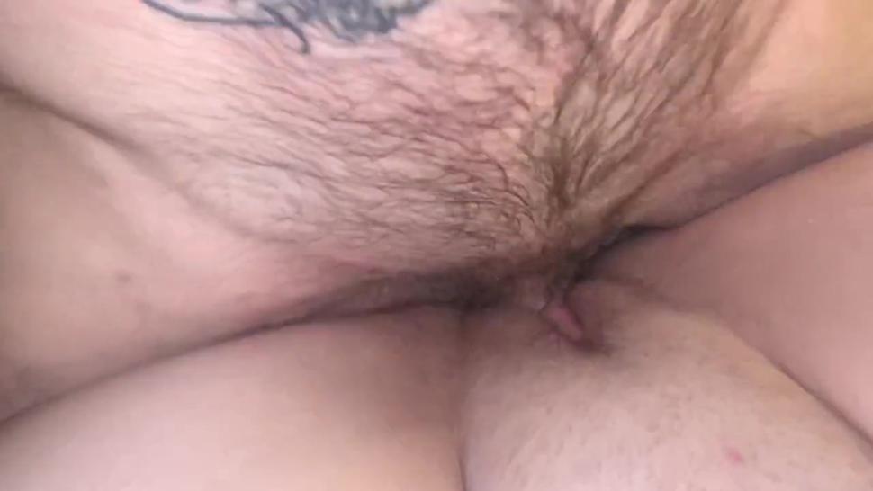 Bestfriend fills my tight wet pussy with cum in only a few minutes