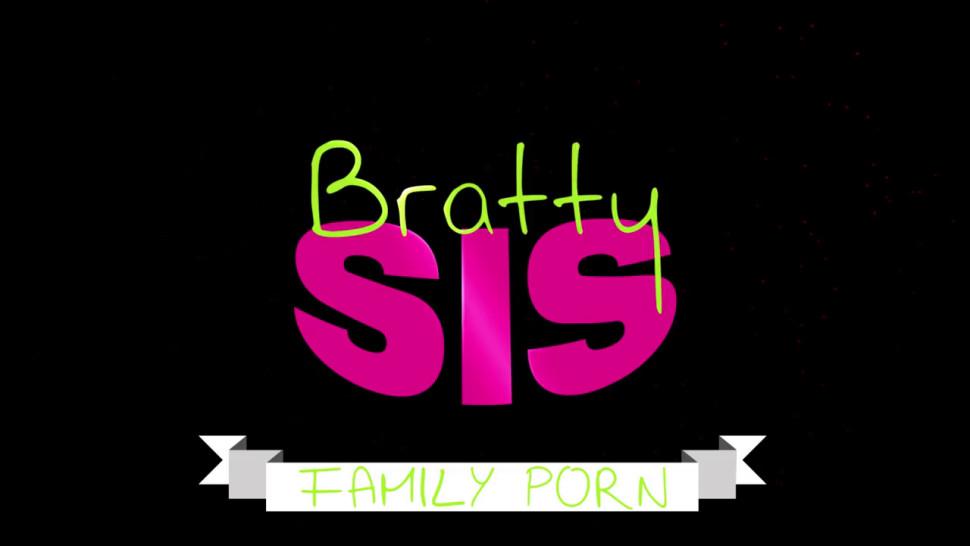 Bratty Sis - StepSis and Cute Bestie Team up on Bros Cock S6:E11