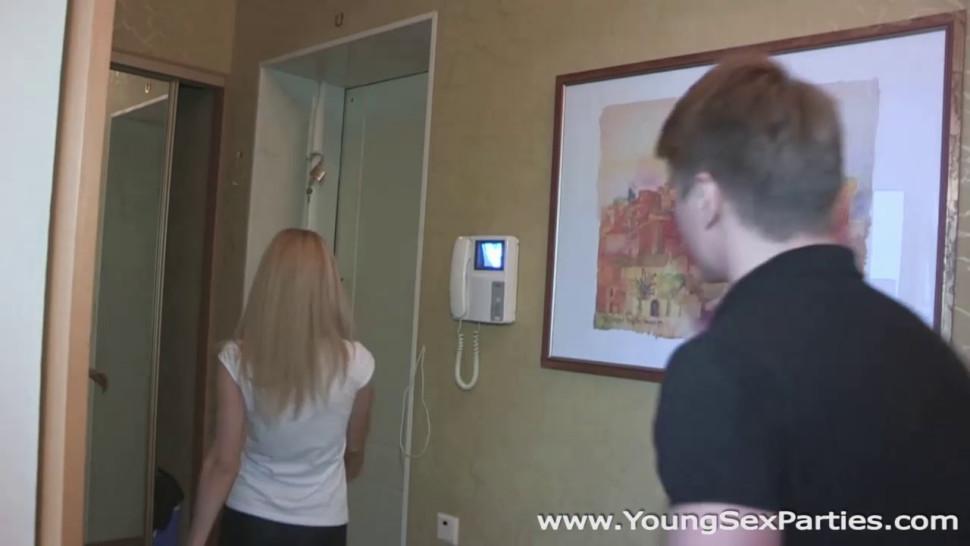 YOUNG SEX PARTIES - Teens fuck and shoot it on cam