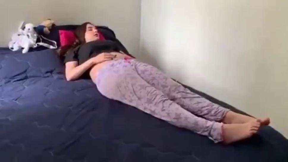 Young sis is fucked while sleeping drunk sister is hard fucked