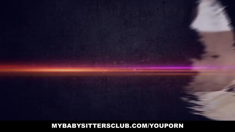 Mybabysittersclub - Skinny Baby Sitter Caught Masturbating