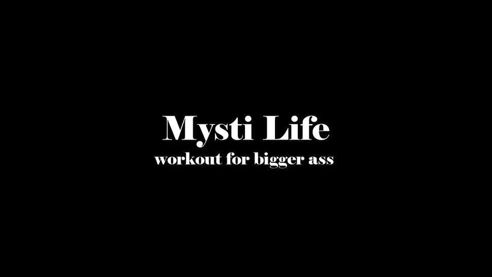 Hot yoga pants big ass workout and squirt - Mysti Life