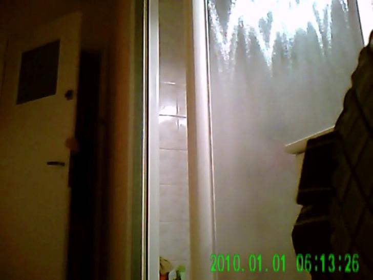 Sophie shower spycam voyeur