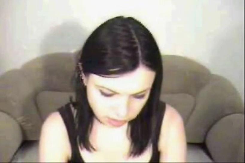 Gothic Girl on Webcam by snahbrandy