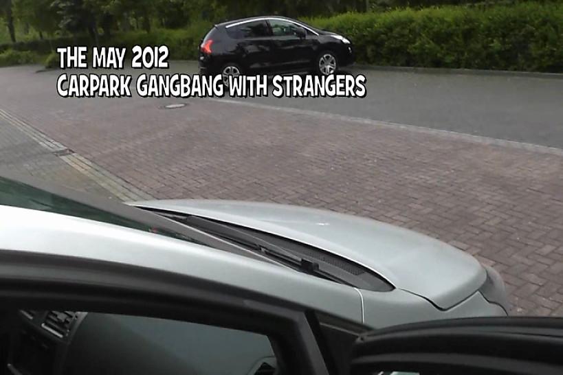 CUMDRINKINGWIFE - Wife gets gangbanged in public carpark