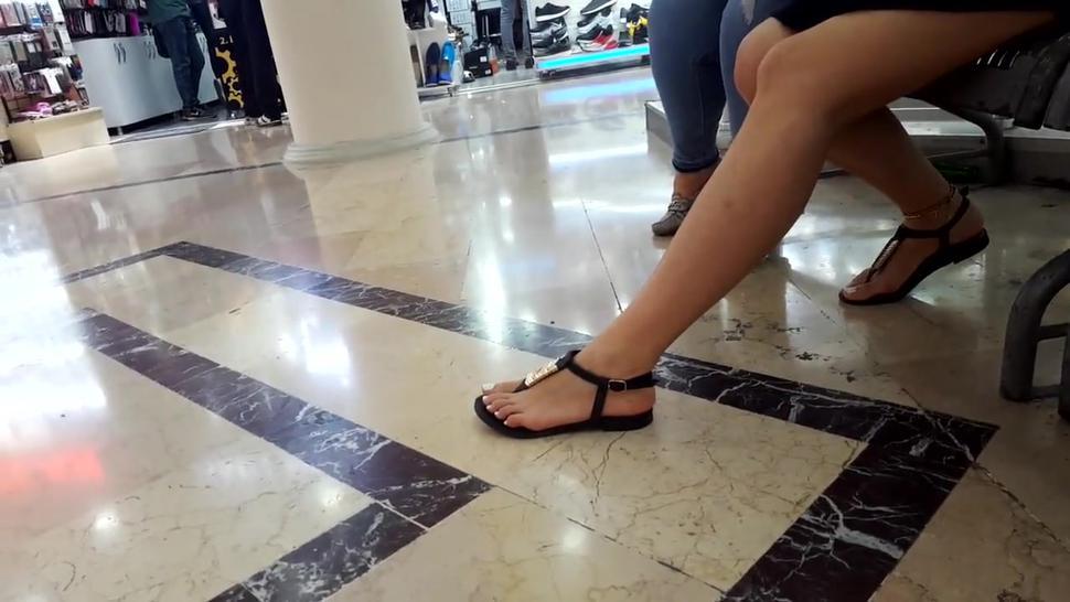 Candid white toes sandals