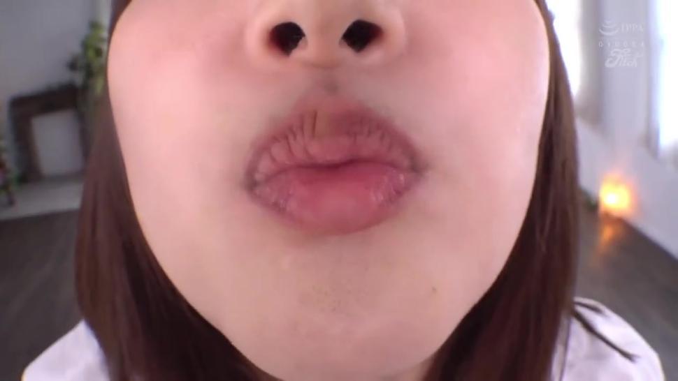 Cute Japanese Girl Kisses to the Glass (Pov Kiss)6