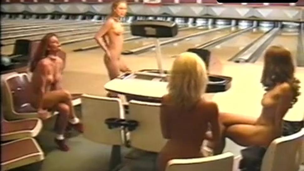 Jacqueline Lovell Breasts,  Bush Scene  in Nude Bowling Party