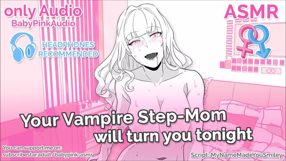 (ASMR) Your Vampire Step-Mom will turn you tonight (blowjob)(riding)(AUDIO ONLY)