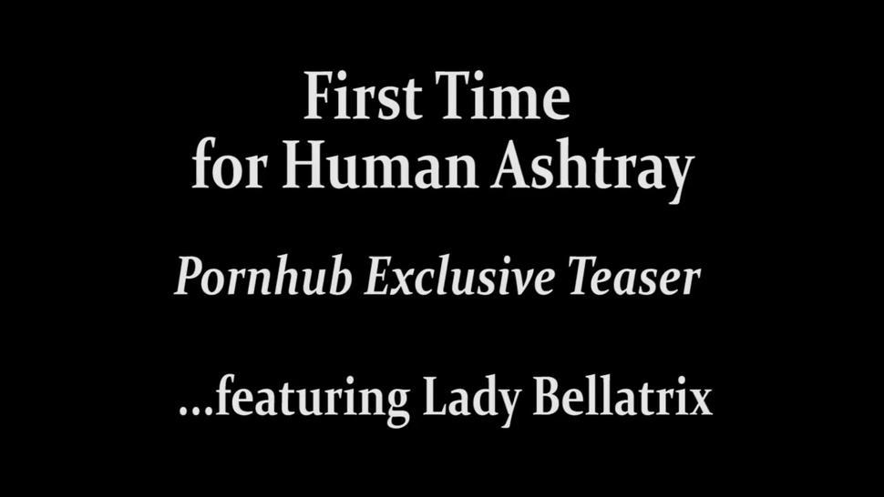 First Time for Human Ashtray - Lady Bellatrix smoking fetish femdom pov (teaser)