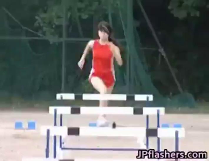 Asian amateur in naked track and field part1