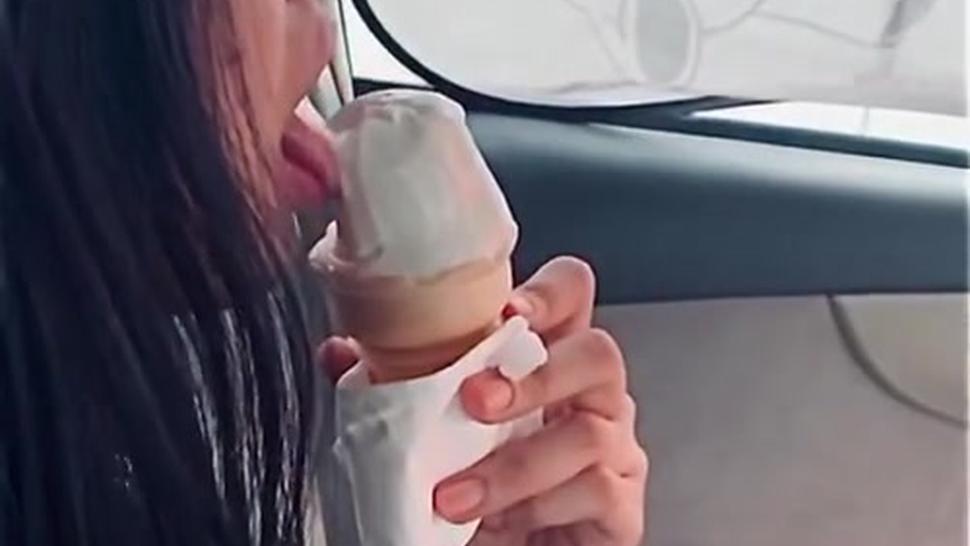 How to lick ice cream