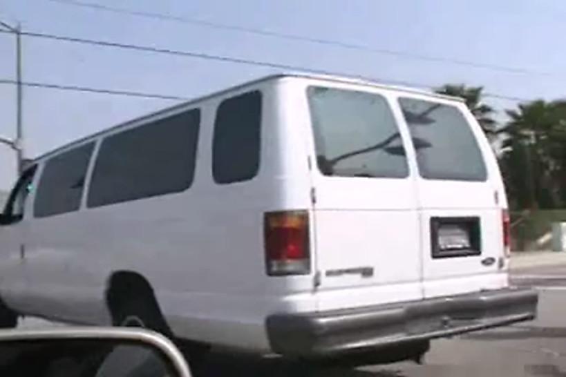 Misty Mendez DP fucked in a van