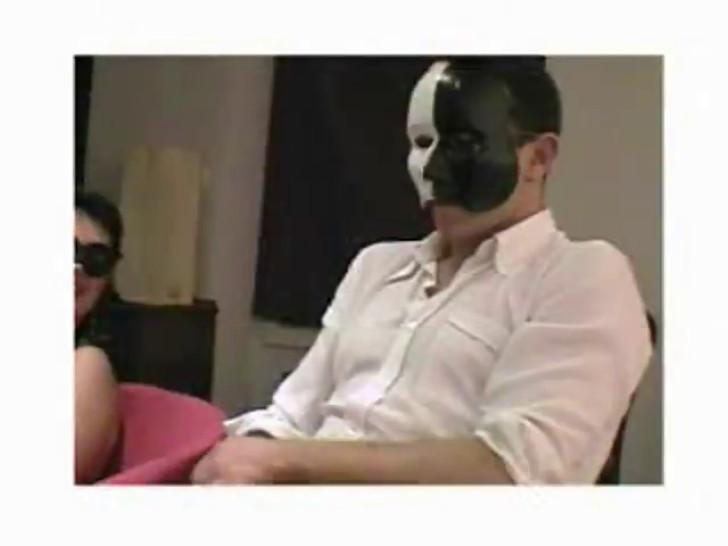 Masked gangbang!