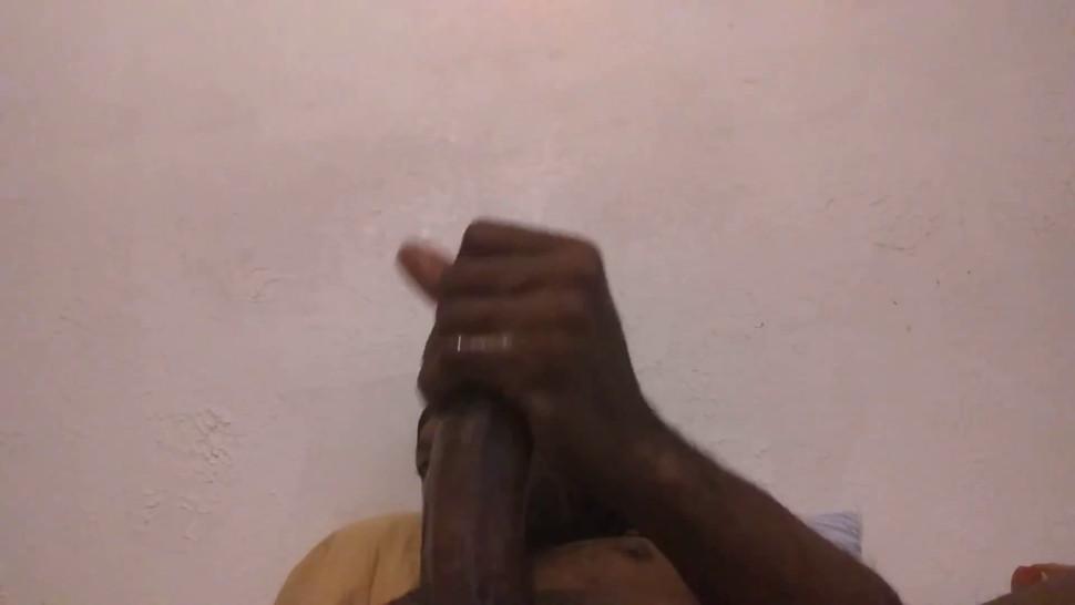 BBC Stroking with cumshot