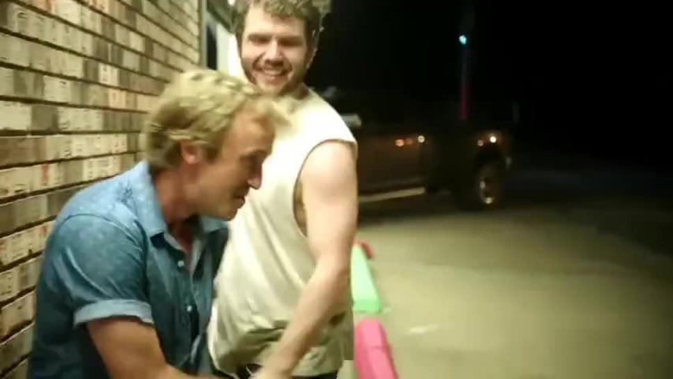 Austin Swift and Tom Felton (Draco Malfoy from Harry Potter) Gay Kiss from movie Braking For Whales