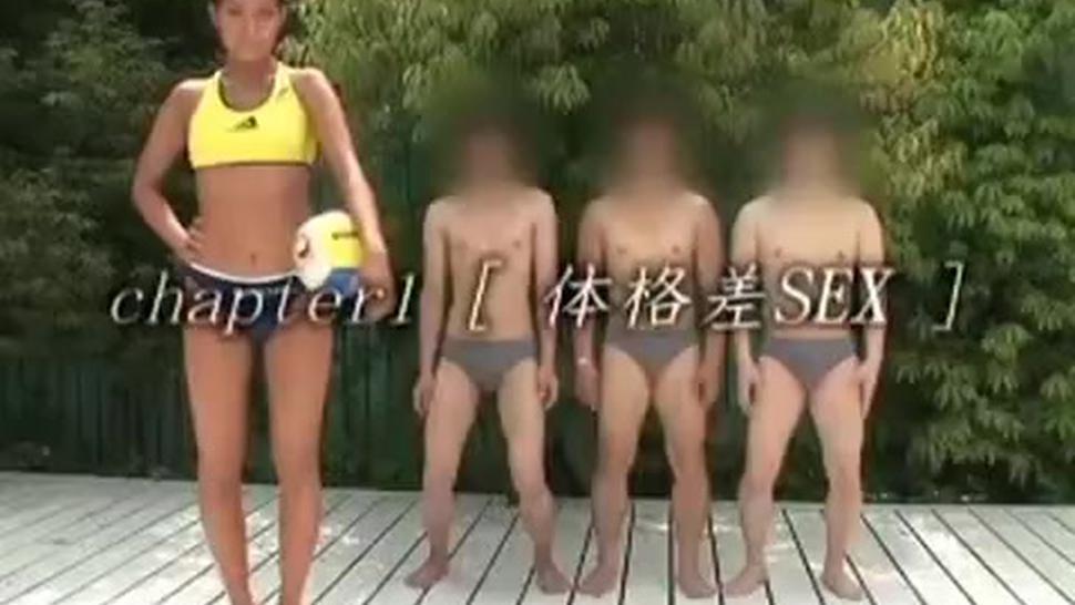 Weird asian porn tall girl with short boys
