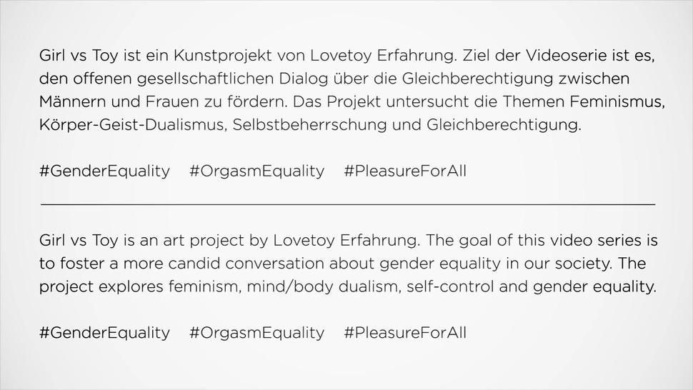 German women reading orgasm 1 - art project for gender equality girl