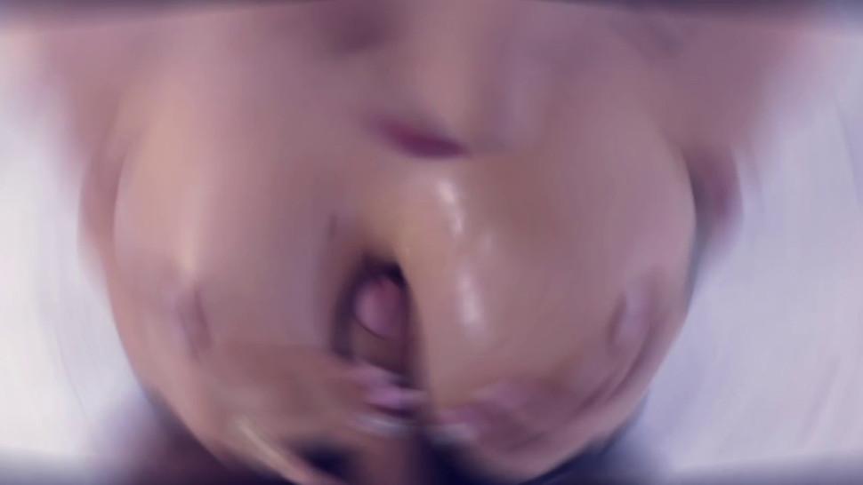 Ebony Babe Jugs Jizzed Sucking and Tit Fucking