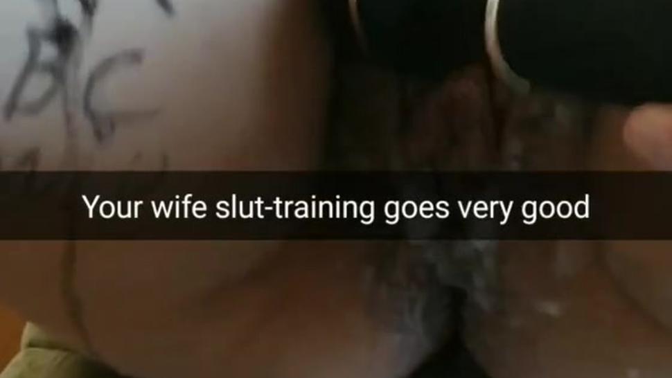We train you wife 24/7 non stop. Soon she will be perfect dumb whore for fucking [Cuckold.Snapchat]