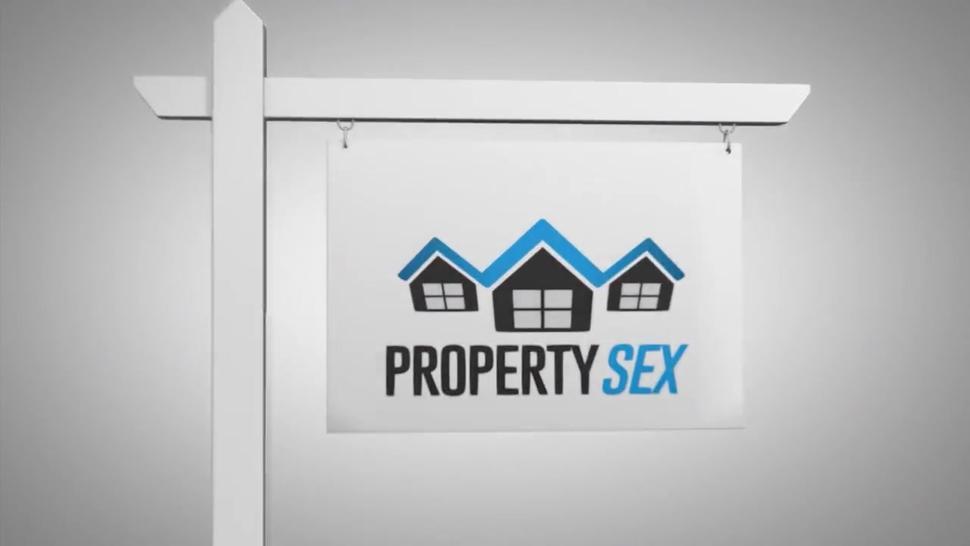 Bewitching real estate agent seduces house-owner on sex