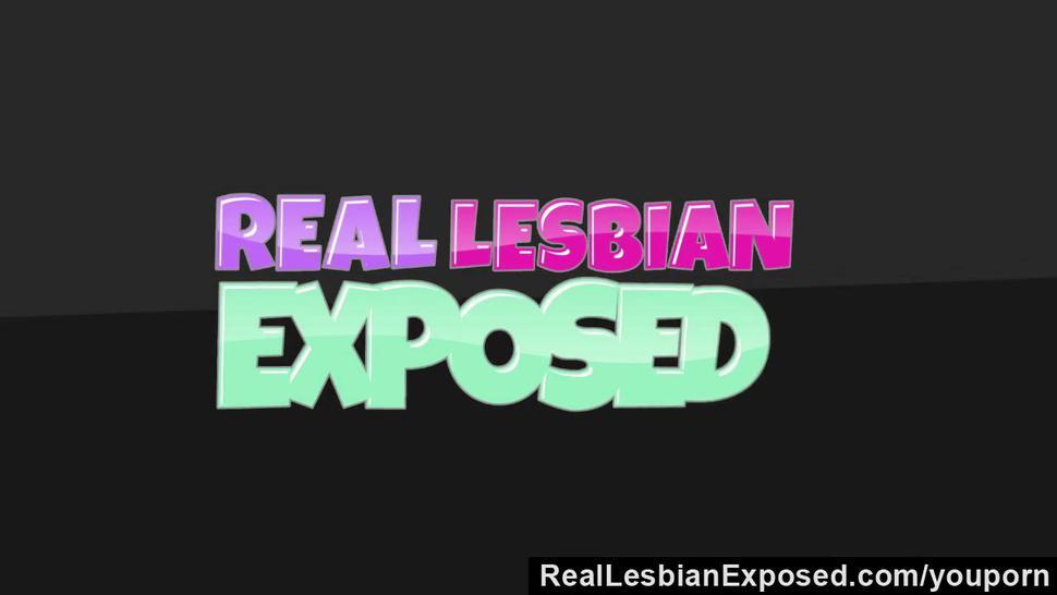 RealLesbianExposed - Interracial Lesbian Strapon Fun With Ashley Cin & Janessa Jordan