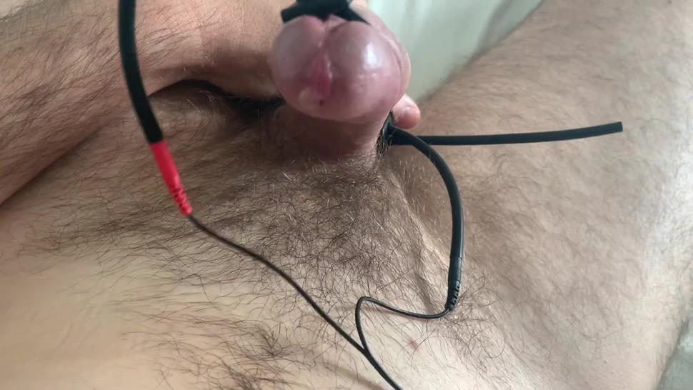 electro and anal stimulation to pulsating hands free orgasm