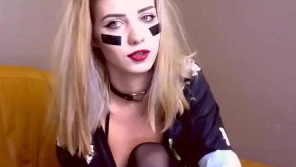 Russian girl Keyto web cam self bondage