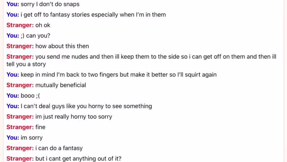 OMEGLE Sexy School Fantasy Story