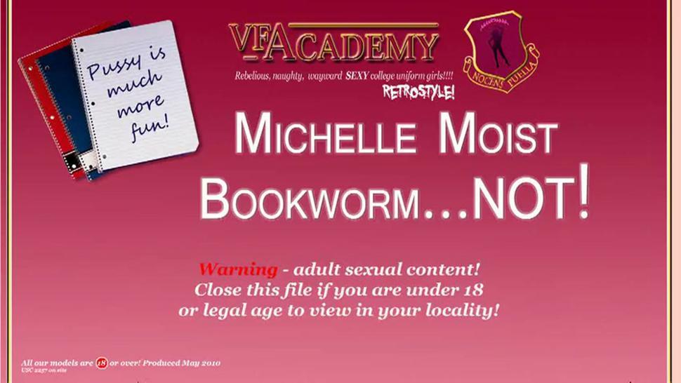 Michelle Moist Is Really Sexy Bookworm