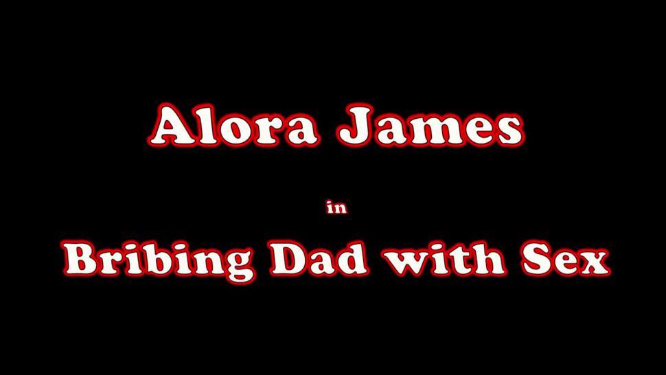 Busty Step Daughter Bribed Step Dad for Sex - Alora Jaymes