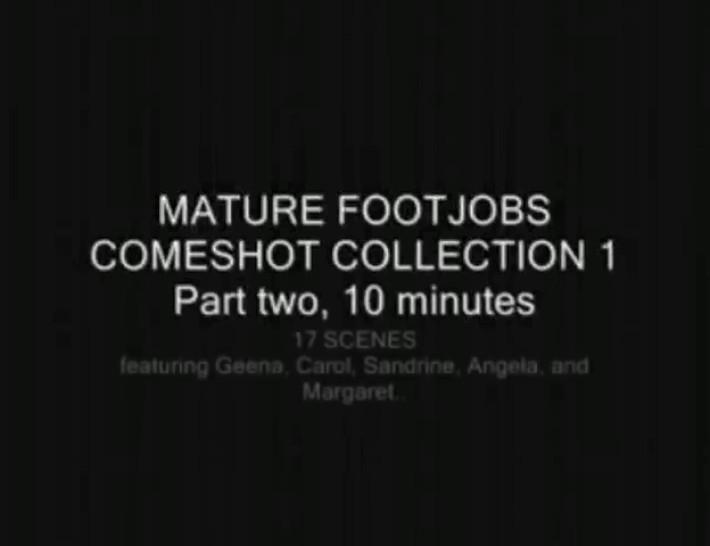 Mature Footjob Cumshots