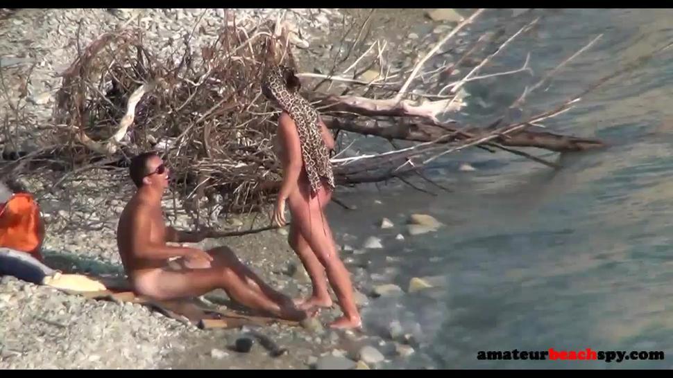 Nudists Caught Having Sex On Voyeur Beach