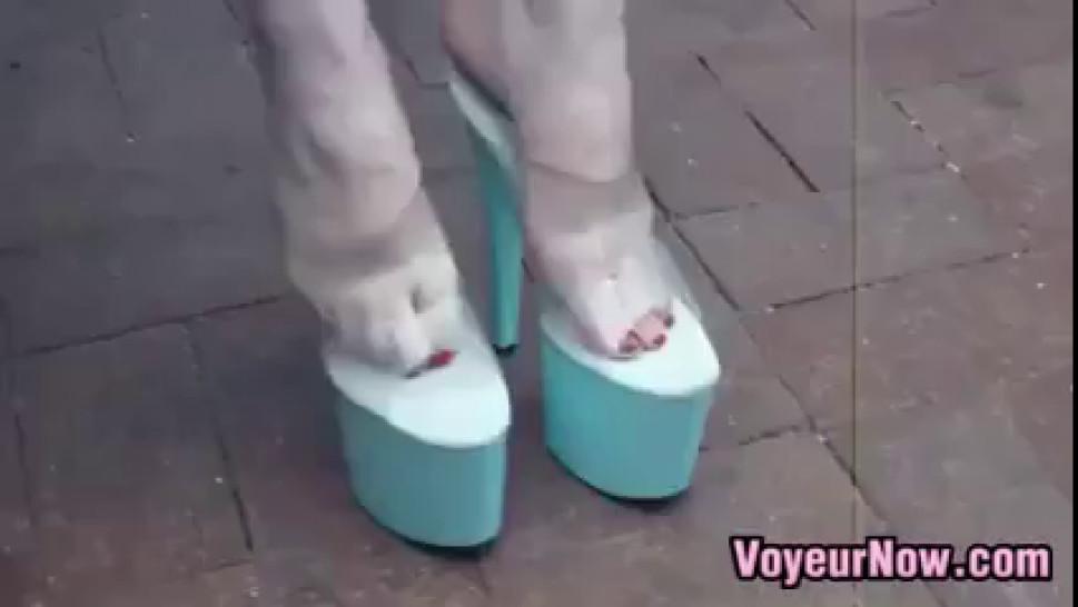 Sexy Feet In High Heels - video 1