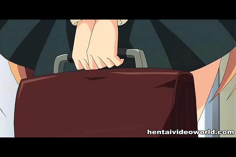 HENTAI VIDEO WORLD - Mosaic: Animated video with hentai orgasm