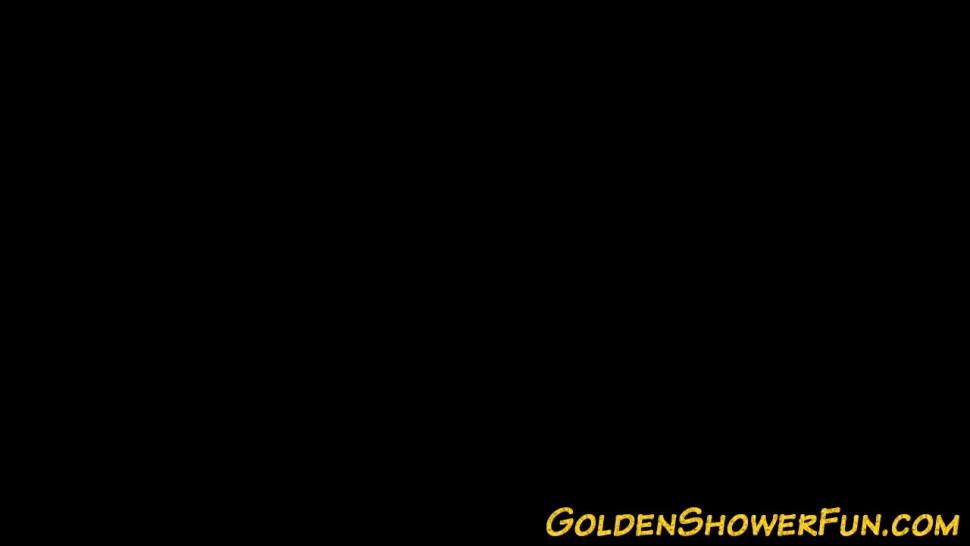Goldenshower sluts cummed