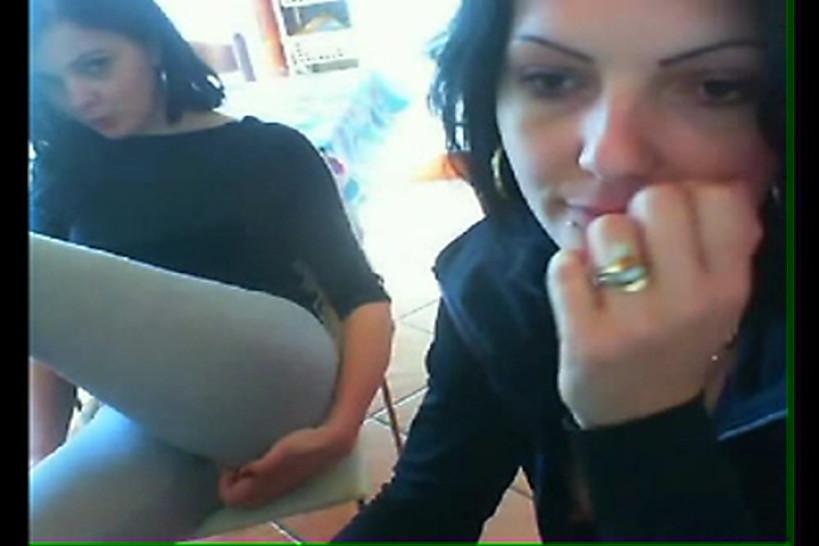Beautiful Mother and not her Daughter Tease on Webcam