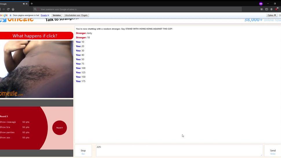 Omegle 5 - Black Virgin plays an omegle game