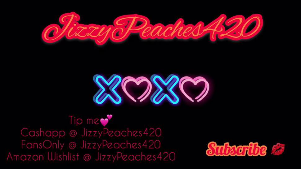 Peachy Goddess Gives FOOTSIE BLOWJOB / Giant Peach Gets Jizz Filled 2020(EXCLUSIVE) JizzyPeaches420
